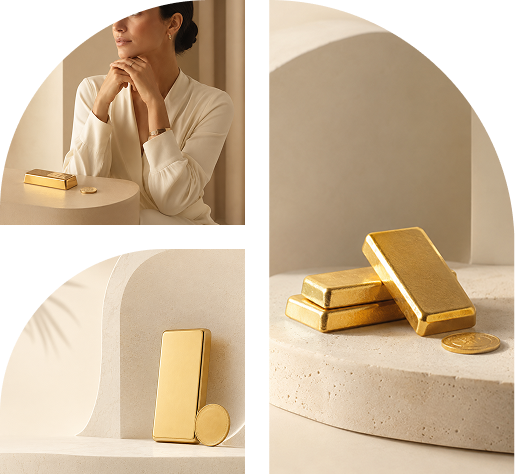 Stacked Gold Bars